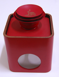 長沢芦雪筆：「雪中山水図」