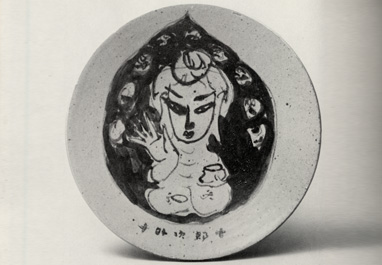 松村外次郎作：薬師如来図