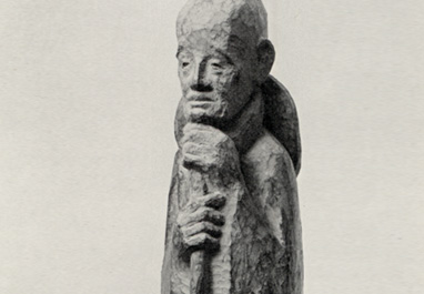 松村外次郎作：西行像作意