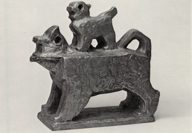 松村外次郎作：白虎