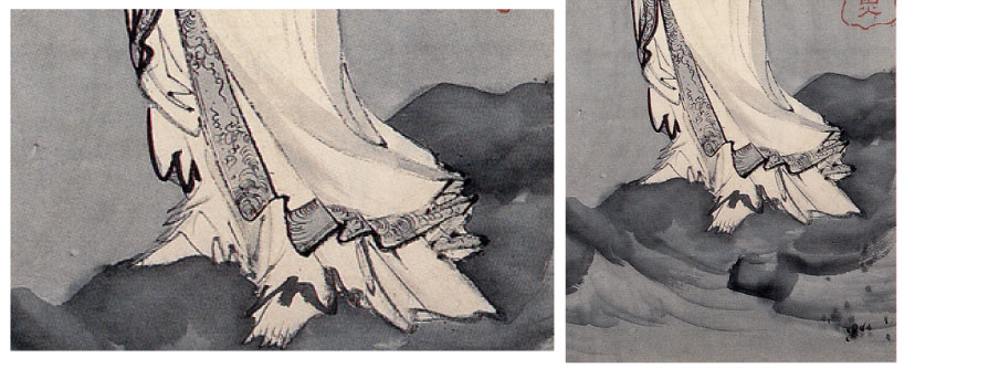 長沢芦雪：「楊柳観音図」